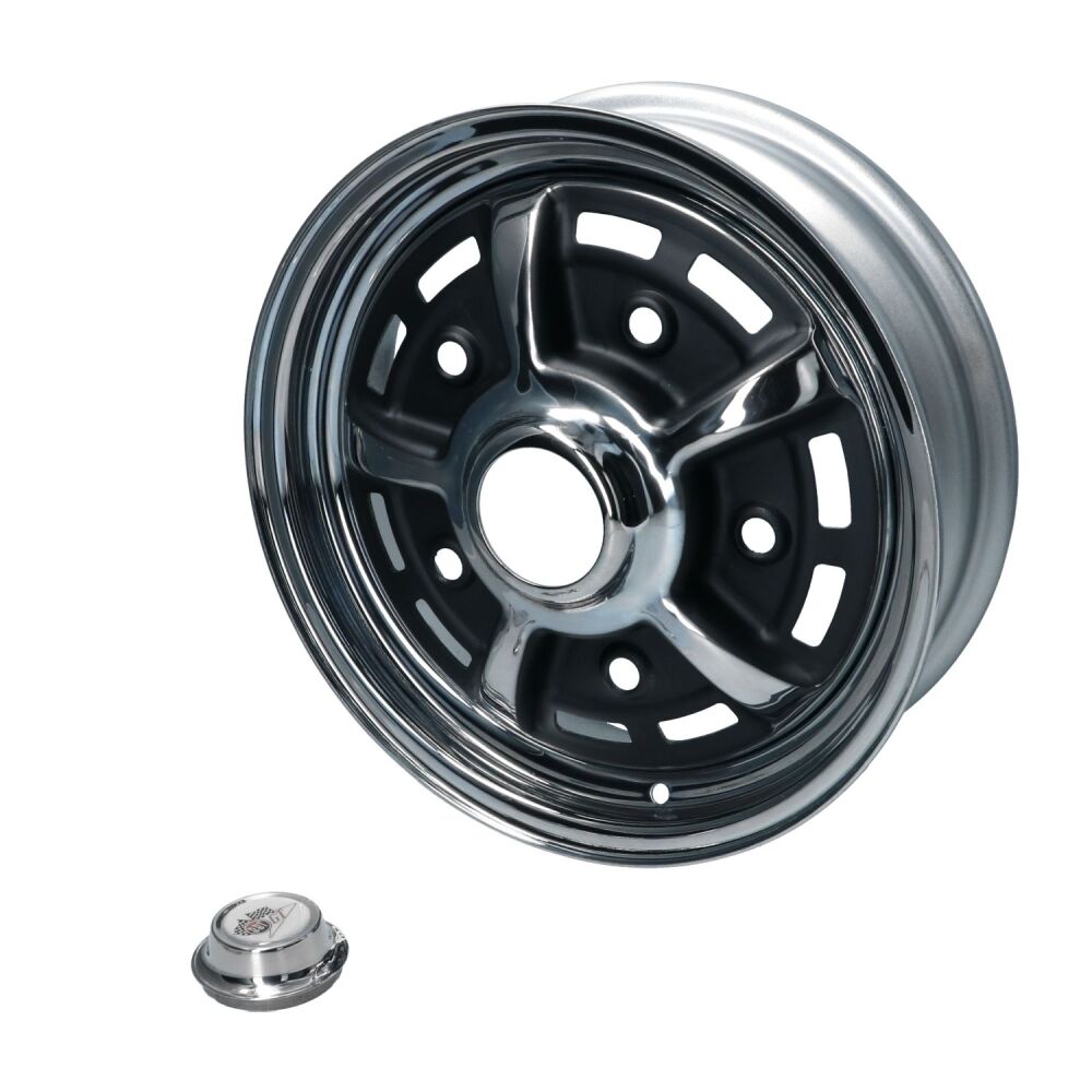 PRE-ORDER, BBT Sprintstar Wheel, Chrome/Black (5x205) 4.5x15", ET34.   2599-455-134