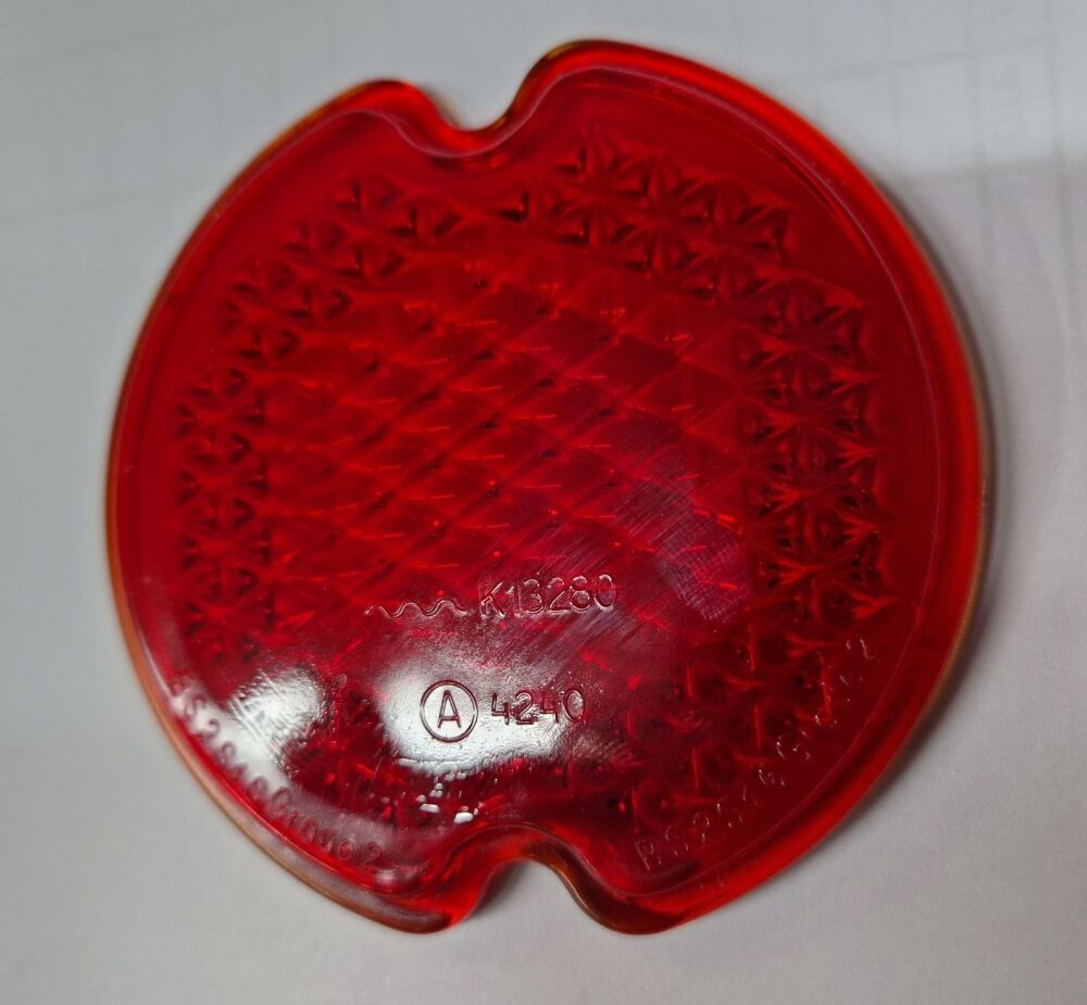 Rear Light Lens 58-61 GLASS WITH ORIGINAL STYLE MARKINGS   211-945-241A