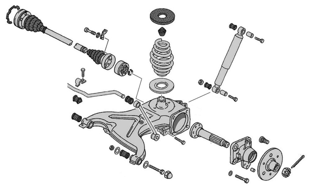 <!-- 005 --> Rear Axle parts