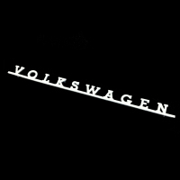 VW Rear Script Badge, Split & Bay.   311-853-687