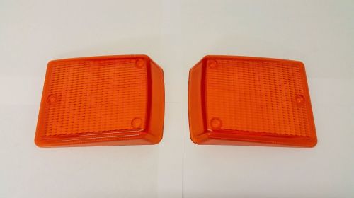 NOS Front Indicator Lenses, Pair 72-79, Amber. 211-953-141NOS