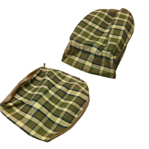 Westfalia Seat Cover Set, Brown/Beige (1 Seat) 74-79. 211-881-002WBG