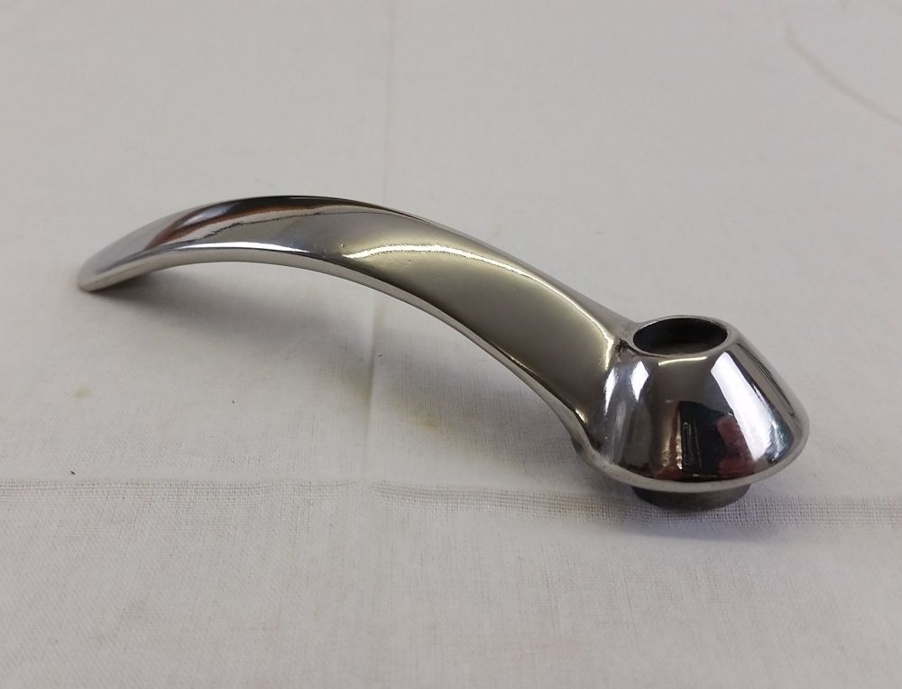 Inner Cab Door Handle, Polished Stainless, Screw Type 64-66.   241-837-225A