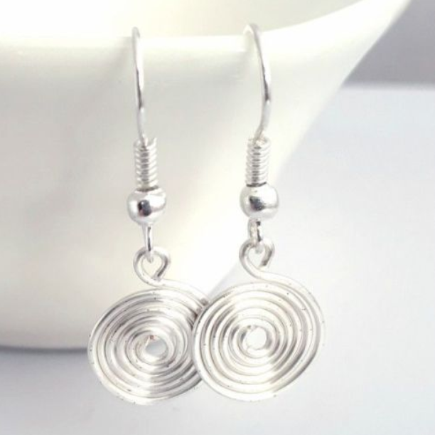 Silver spiral earrings - Jewellery | Spirales D'argent