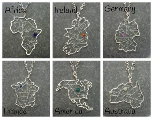 Map pendants (1)