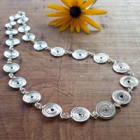 2 Closed Spiral Necklace