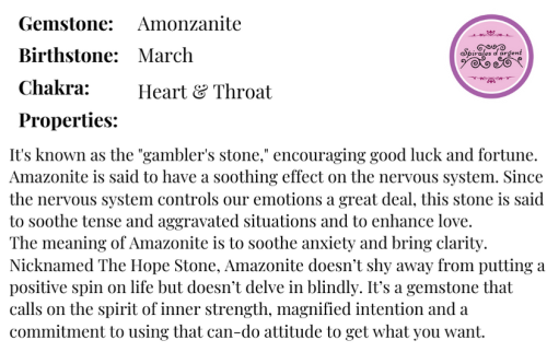 Amonzanite Gemstone Card
