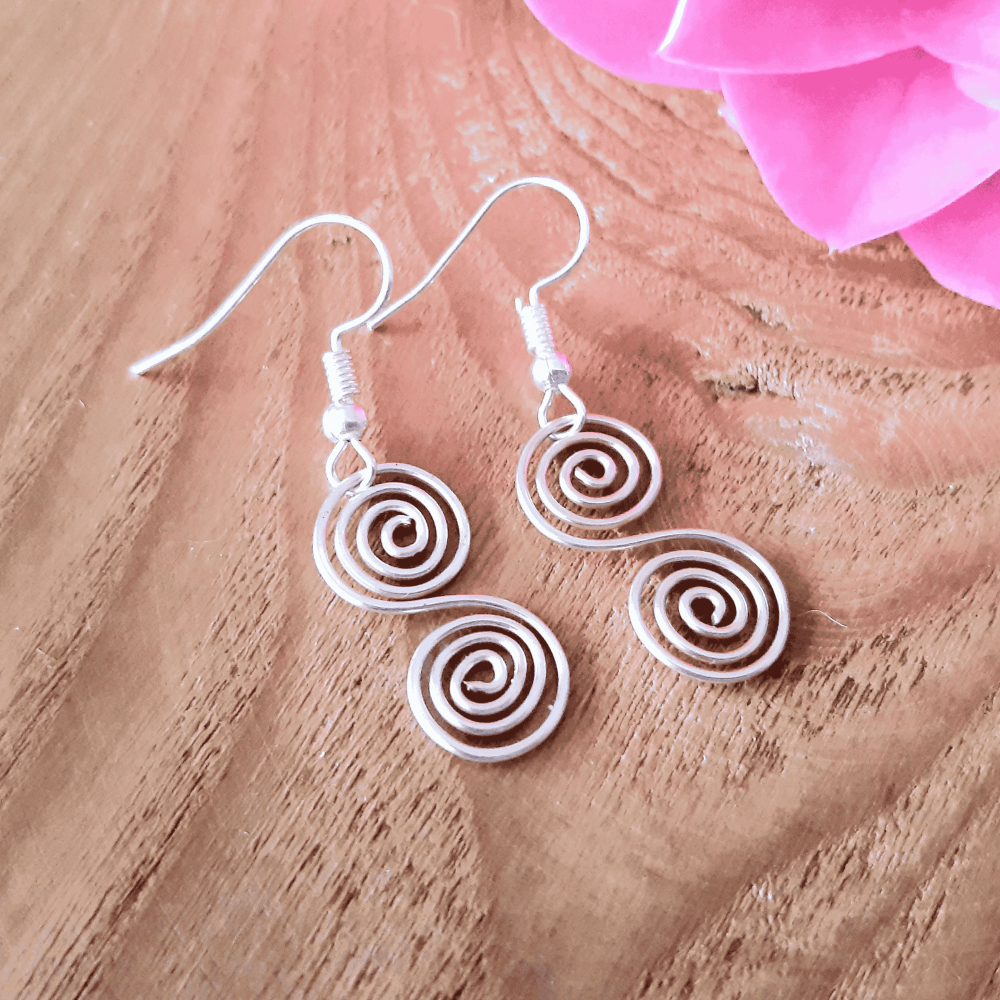 FINE Celtic Spiral Earrings
