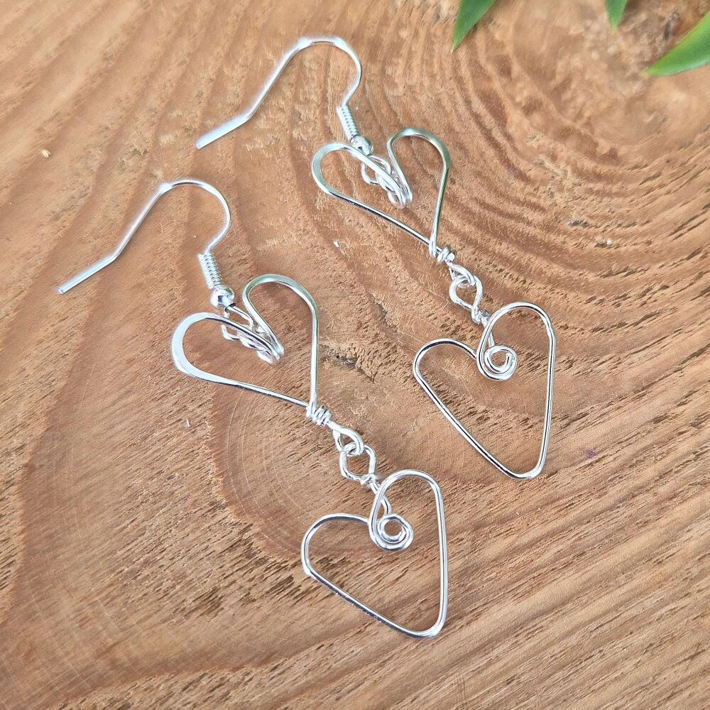 Heart earrings
