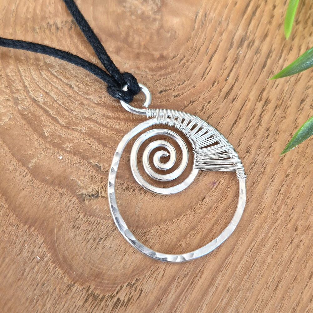Ammonite Fossil Pendant