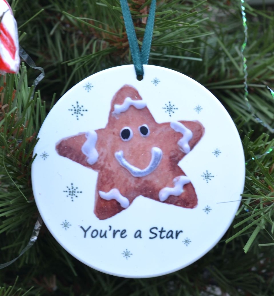 Bauble - Gingerbread Star