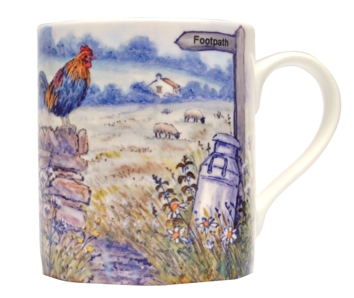 Mug-Cockeral & Milk Churn