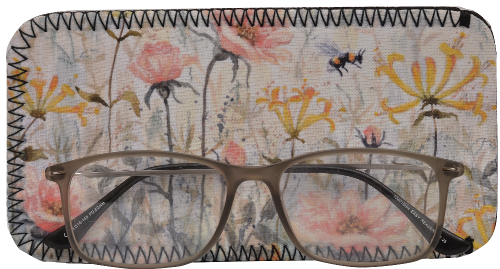 Glasses Case - Honeysuckle & Roses