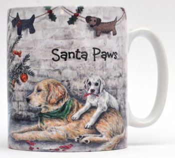 Mugs & Coasters- Santa Paws