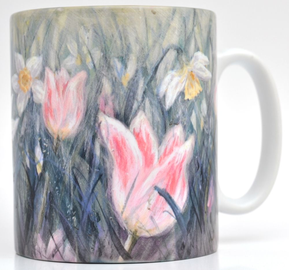 Mugs & Coasters-Tulips & Daffodils
