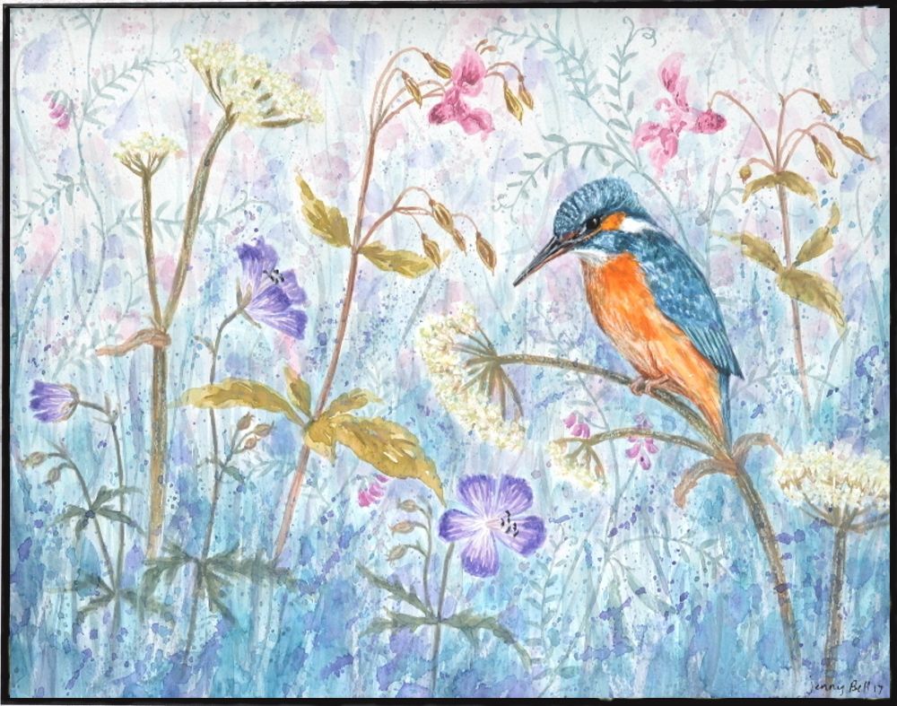 Original Painting - Kingfisher - SOLD