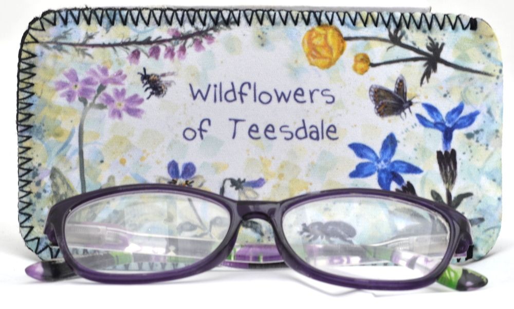 Glasses Case - Pennines flowers
