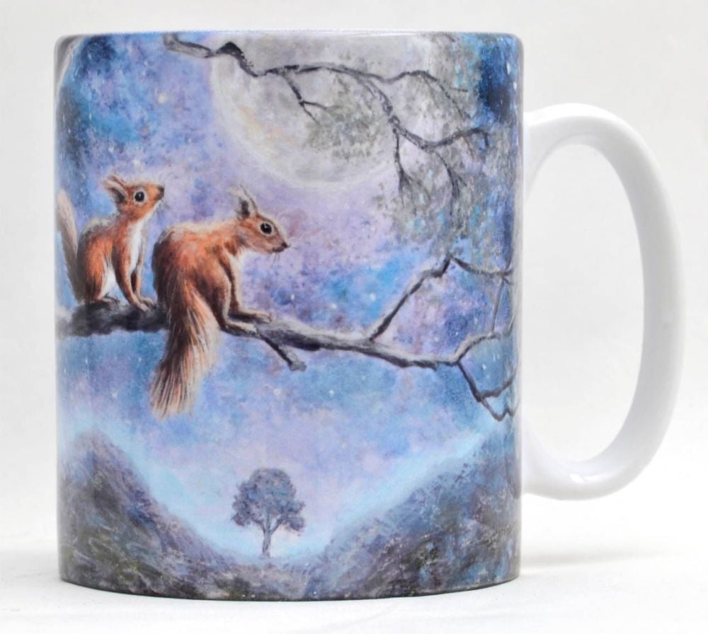 Mugs & Coasters-Moon Squirrels