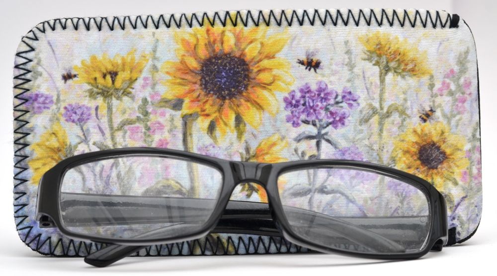 Glasses Case - Sunflowers