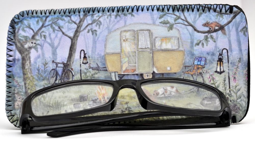 Glasses Case - Caravan