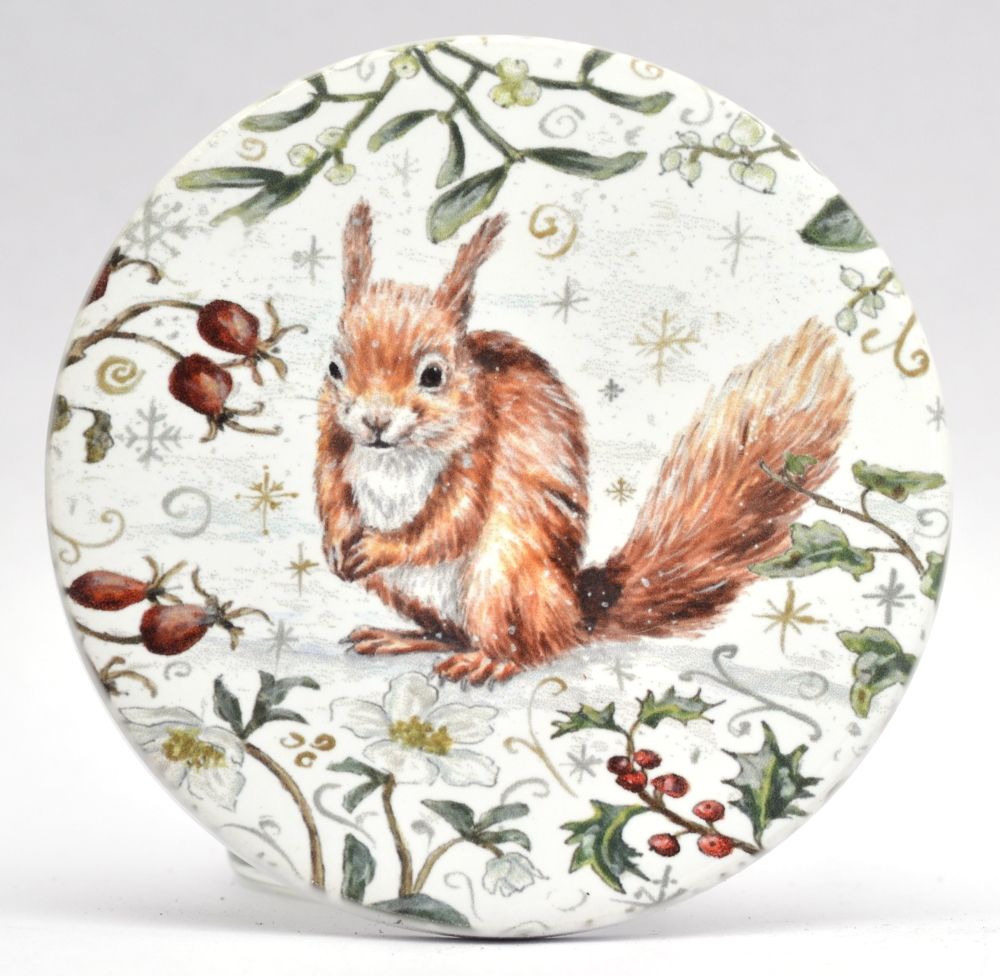 Mugs & Coasters- Winter Berries - Red Squirrel