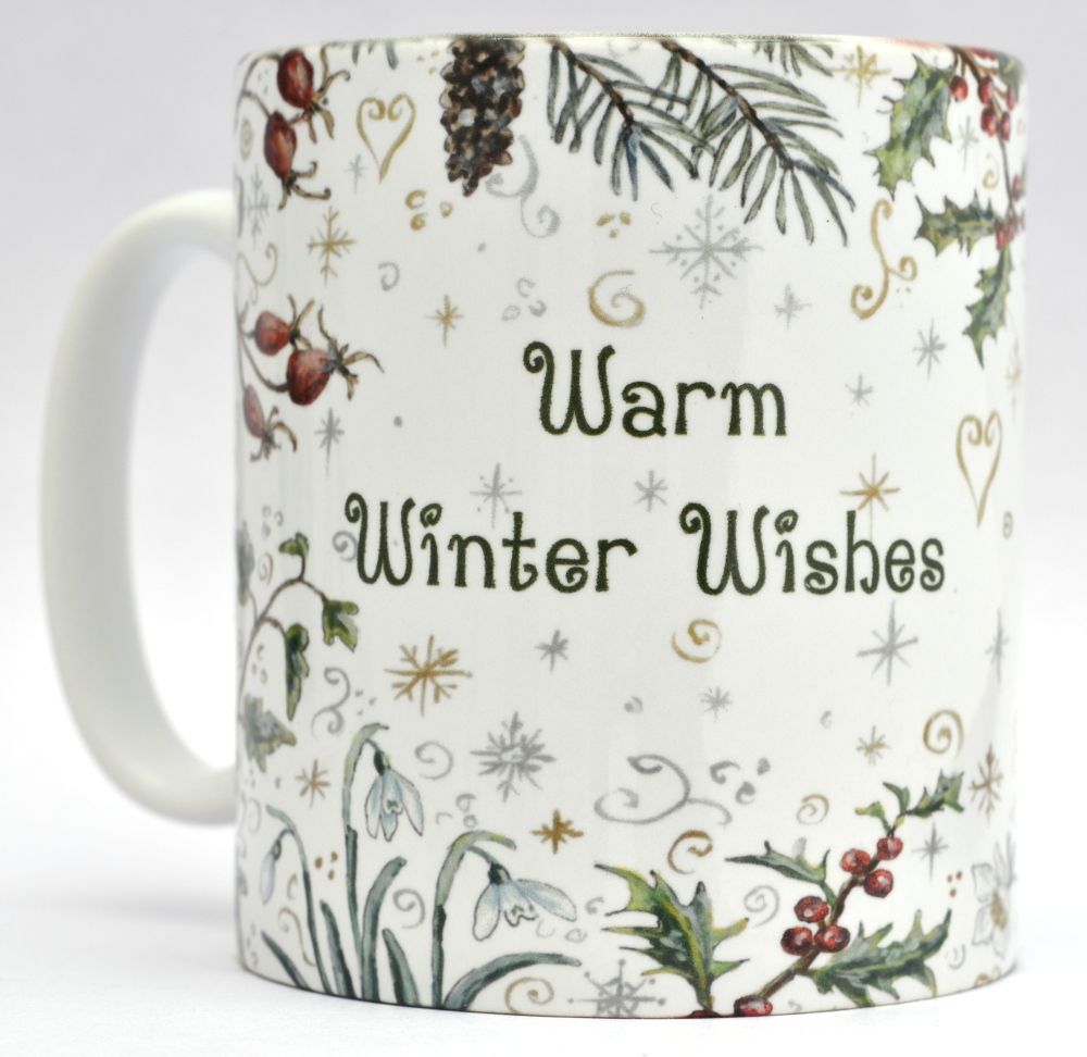 Mugs & Coasters- Winter Berries - Robin R