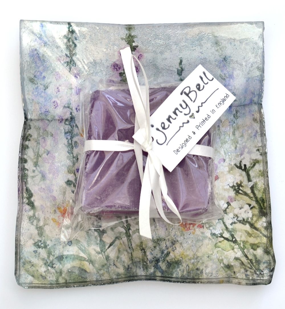 Soap Dish - Summer Garden Foxgloves