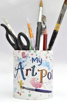 Pencil Case or Tidy Pot - Art Pot Splash