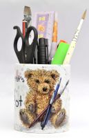 Pencil Case or Tidy Pot - Ted & Tools