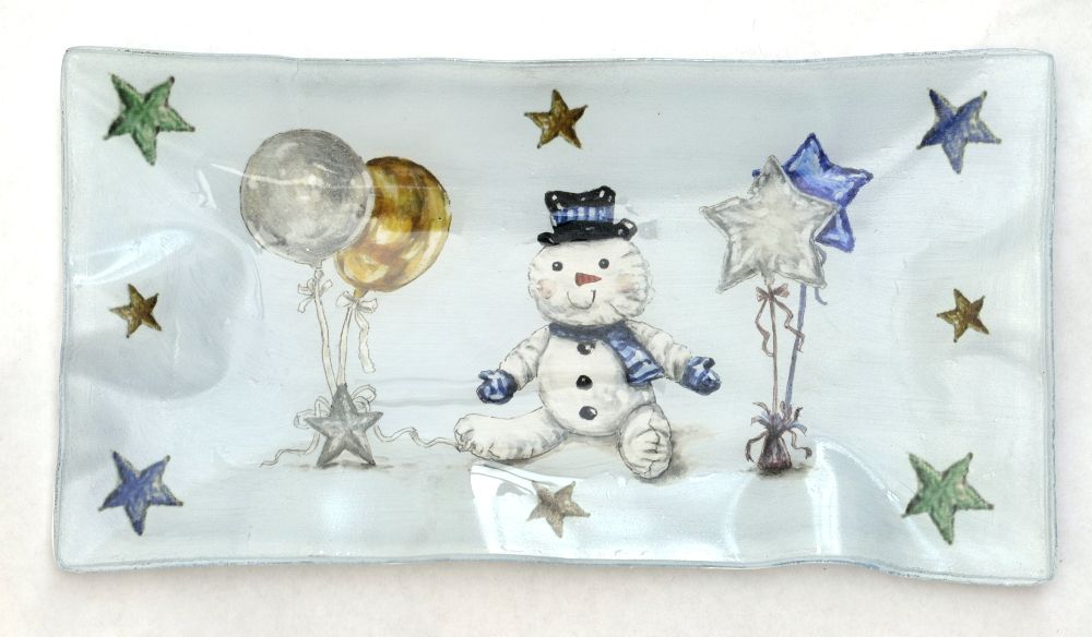 Tray - Balloons - Snowman