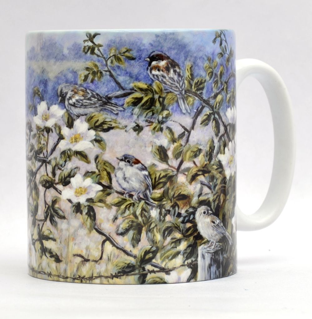 Mugs & Coasters-Sparrows & Roses