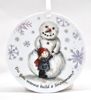 Bauble - Do you want to build a Snowman - Girl