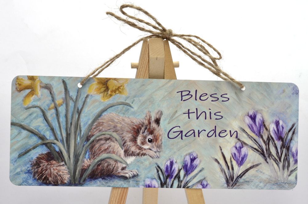 Garden Sign - Spring Squirrel