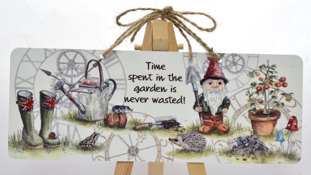 Garden Sign - Time Gnome