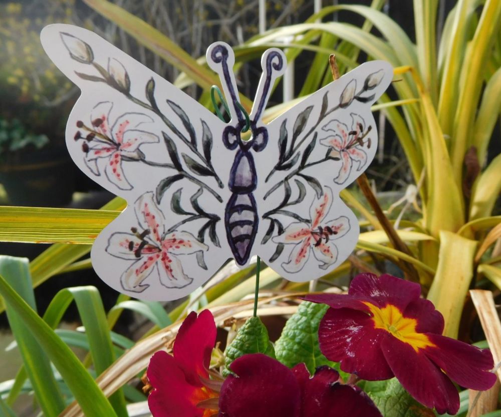 Butterflies - Lilies
