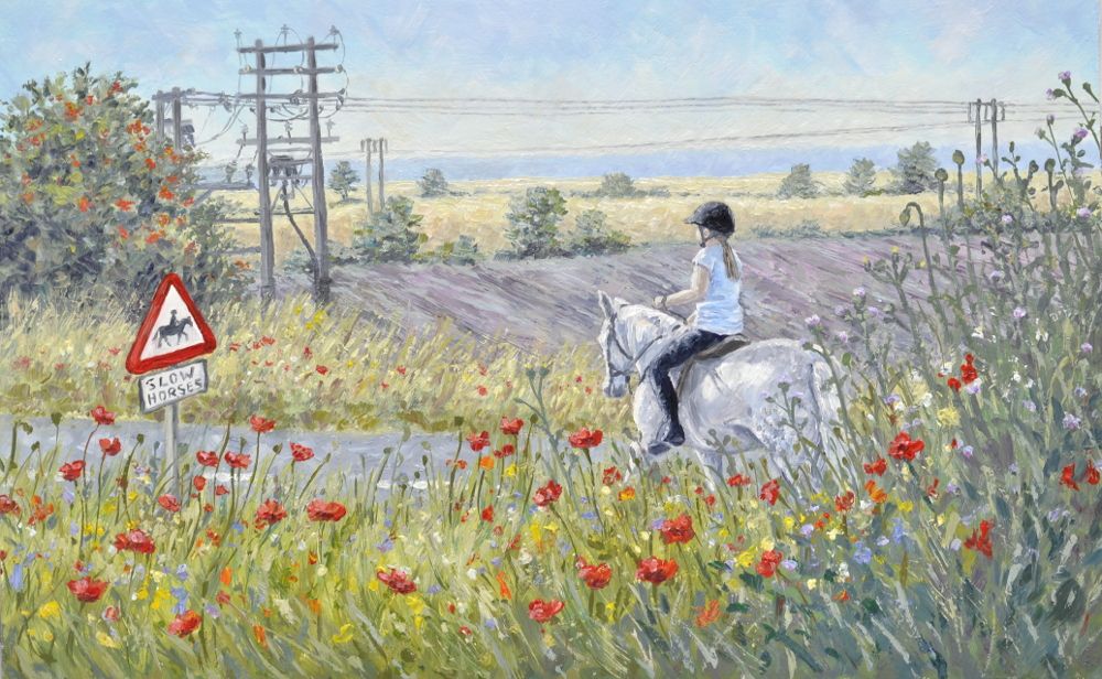 Original Oil Painting - Horse Rider