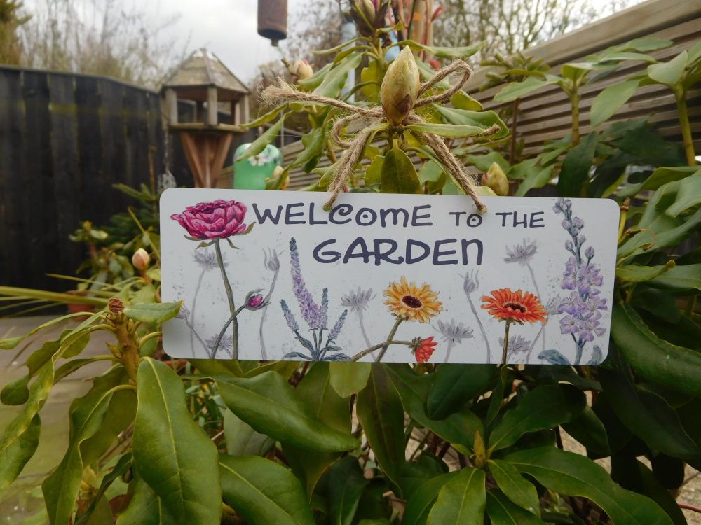 Garden Sign - Gerbera Daisy mix