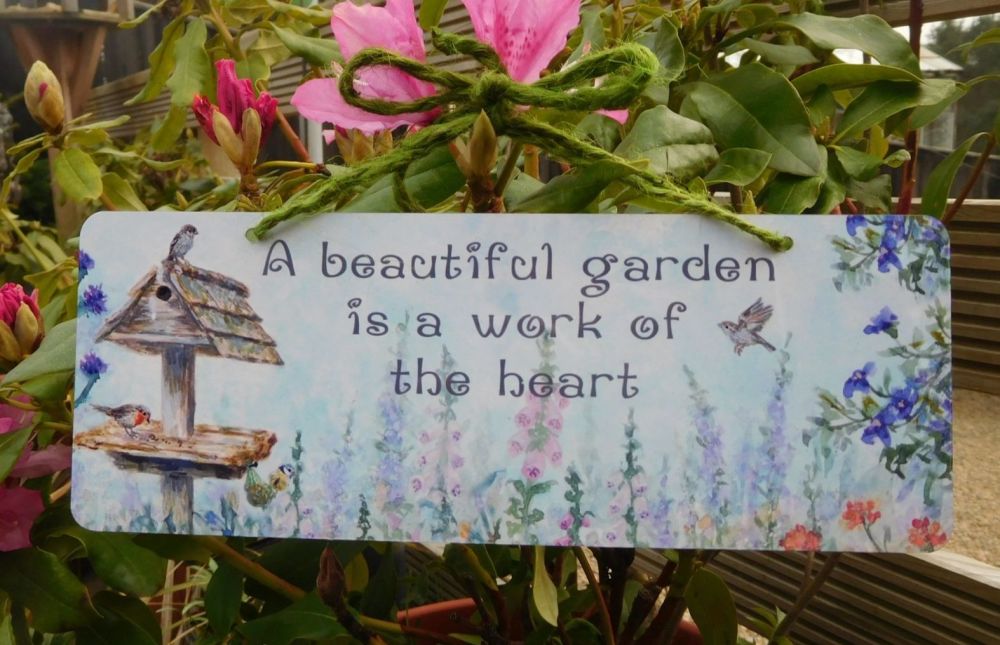 Garden Sign - Summer Birdtable