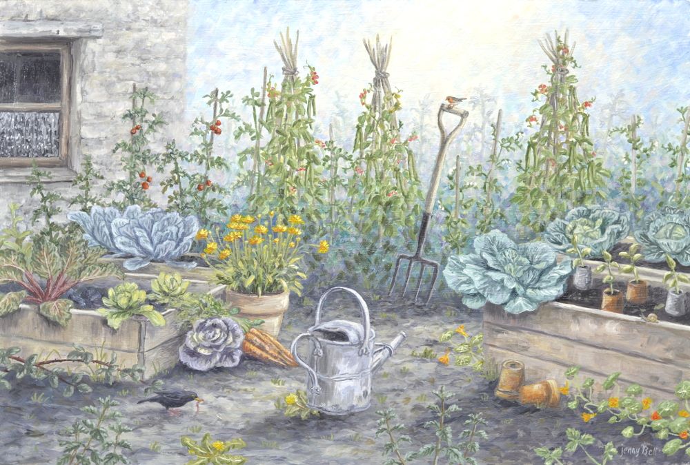 Original Paintings - Vegetable Patch - SOLD