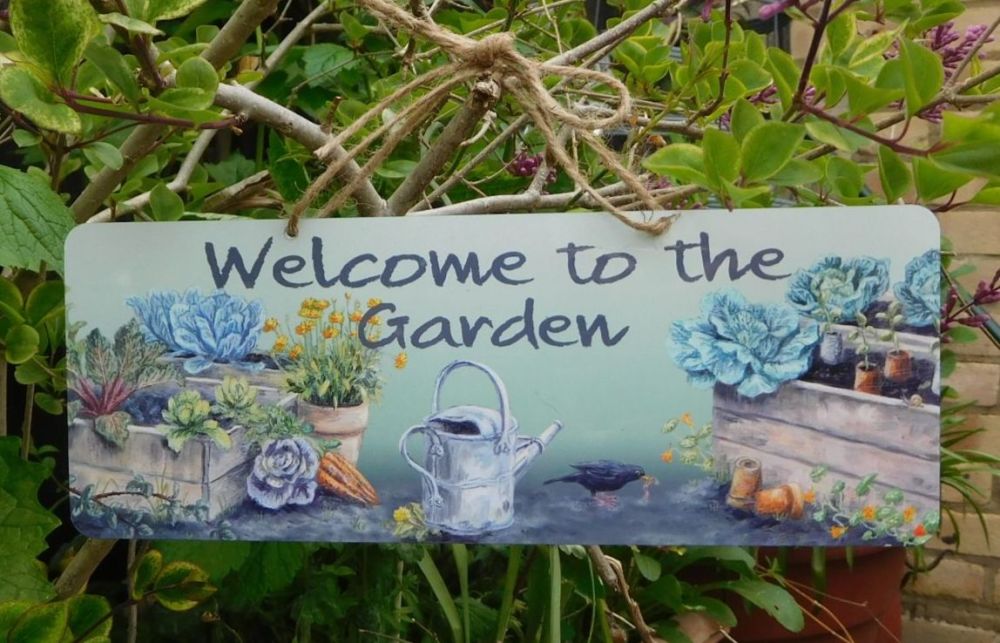 Metal Sign - Vegetable Patch