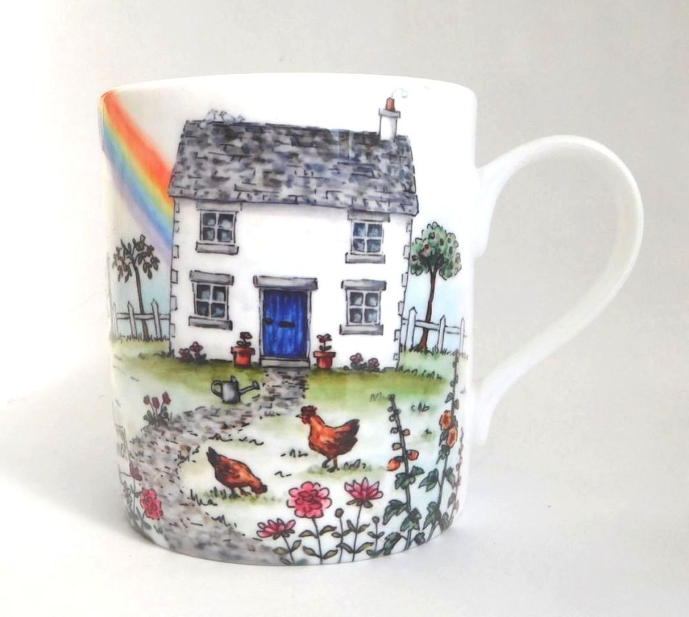 Mugs & Coasters-Rainbow Cottage