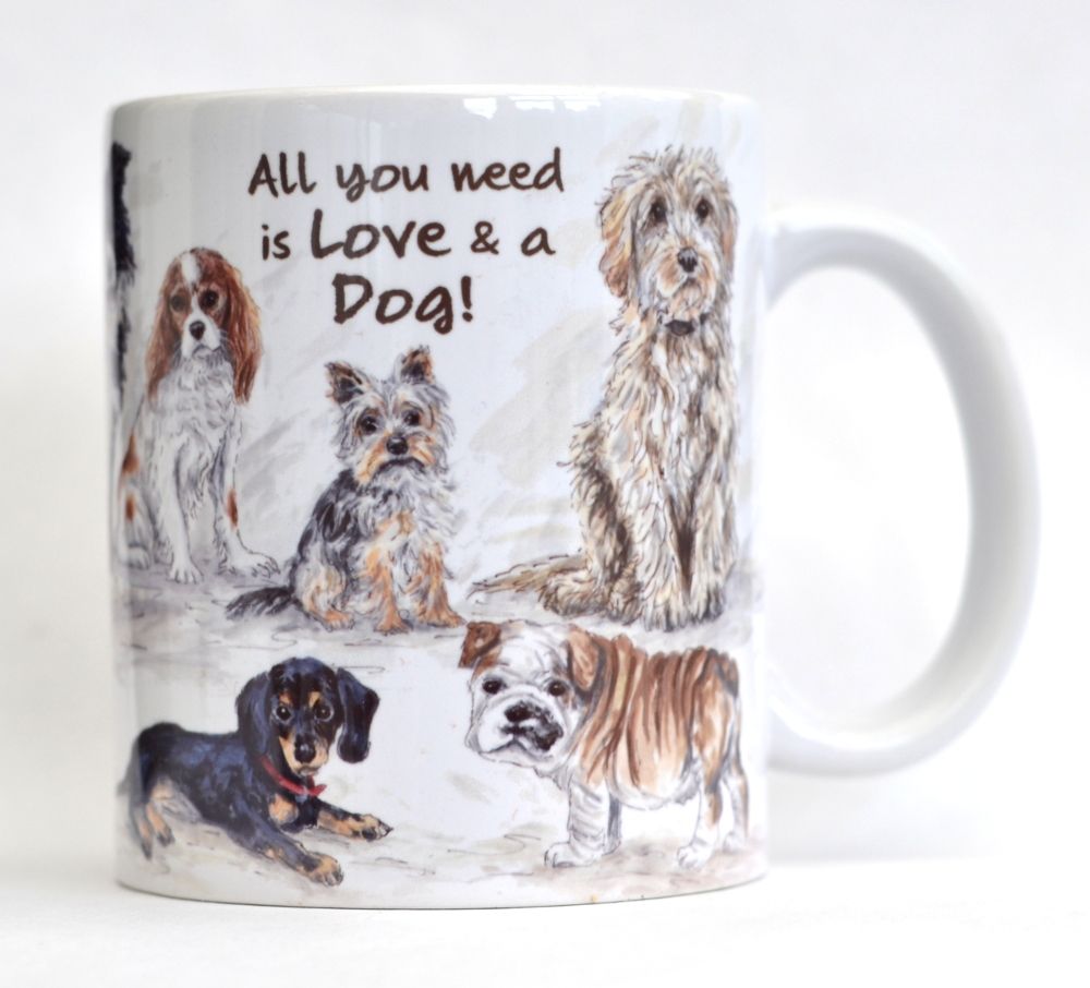 Mug or Coaster- Doggy Mixture
