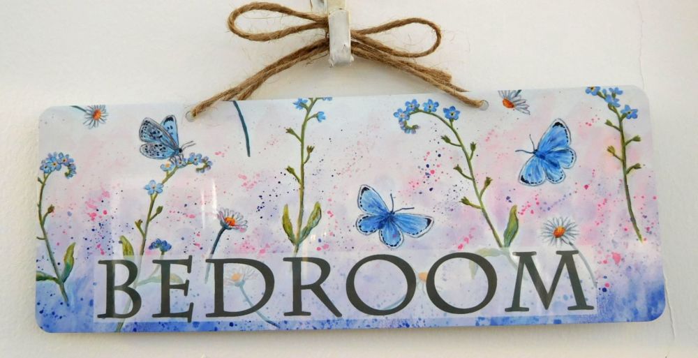 Metal Sign - Forget-me-nots