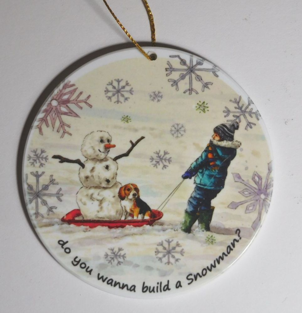 Bauble  - Snowman's coming home