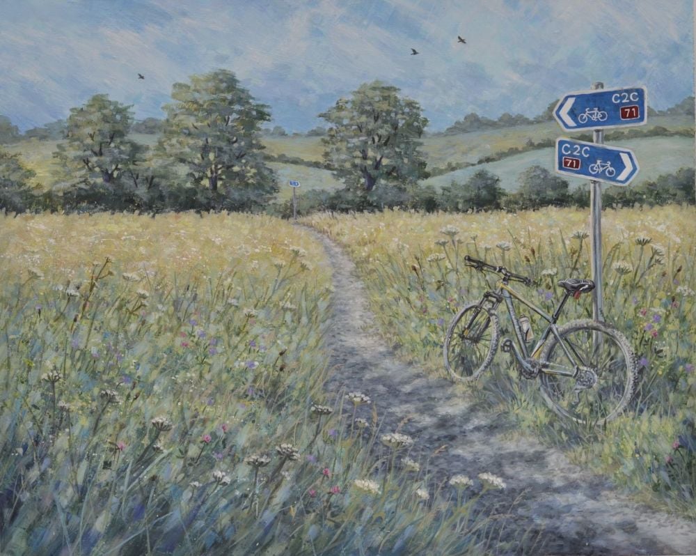 Original Paintings - Cycle Path
