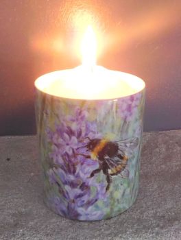 Candle Pot - Lavender Bee