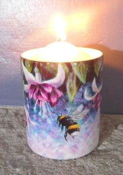 Candle Pot - Fuchsia