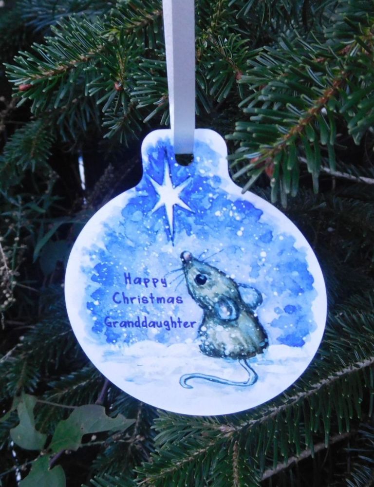Metal Bauble - Star Mouse