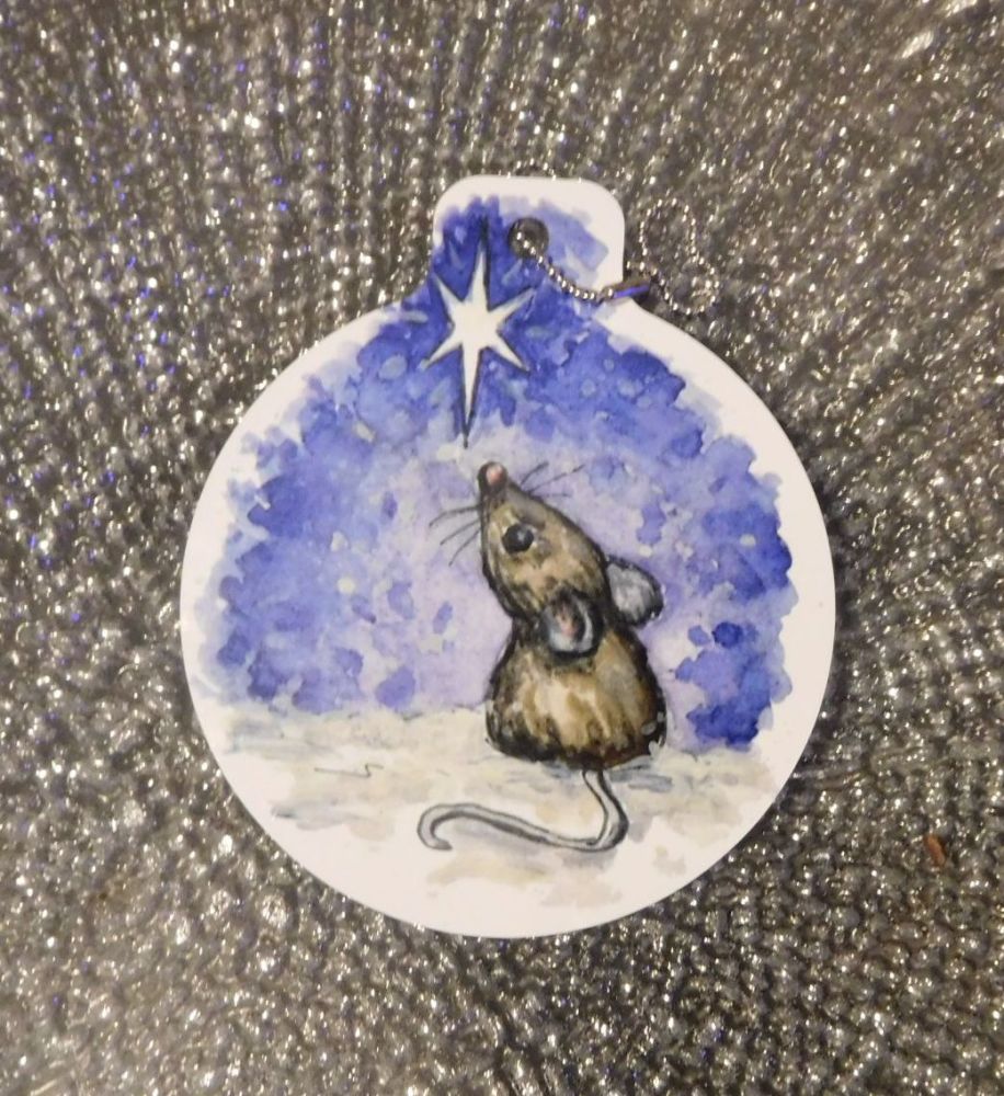 Metal Bauble - Star Mouse