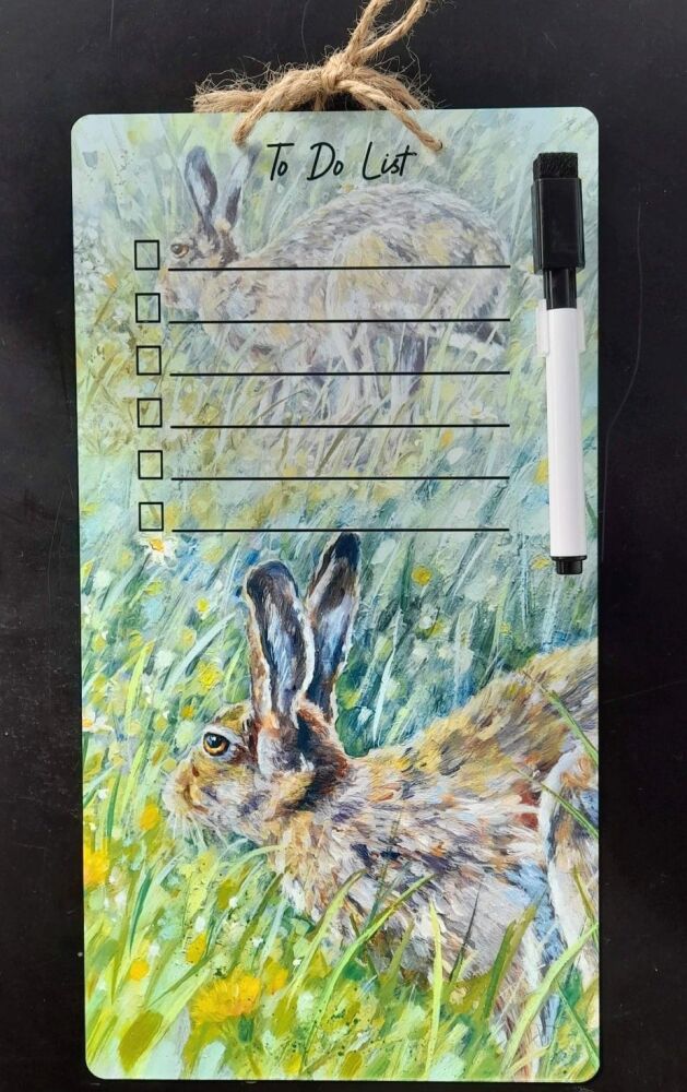 Dry-Wipe Board - Hares on the run